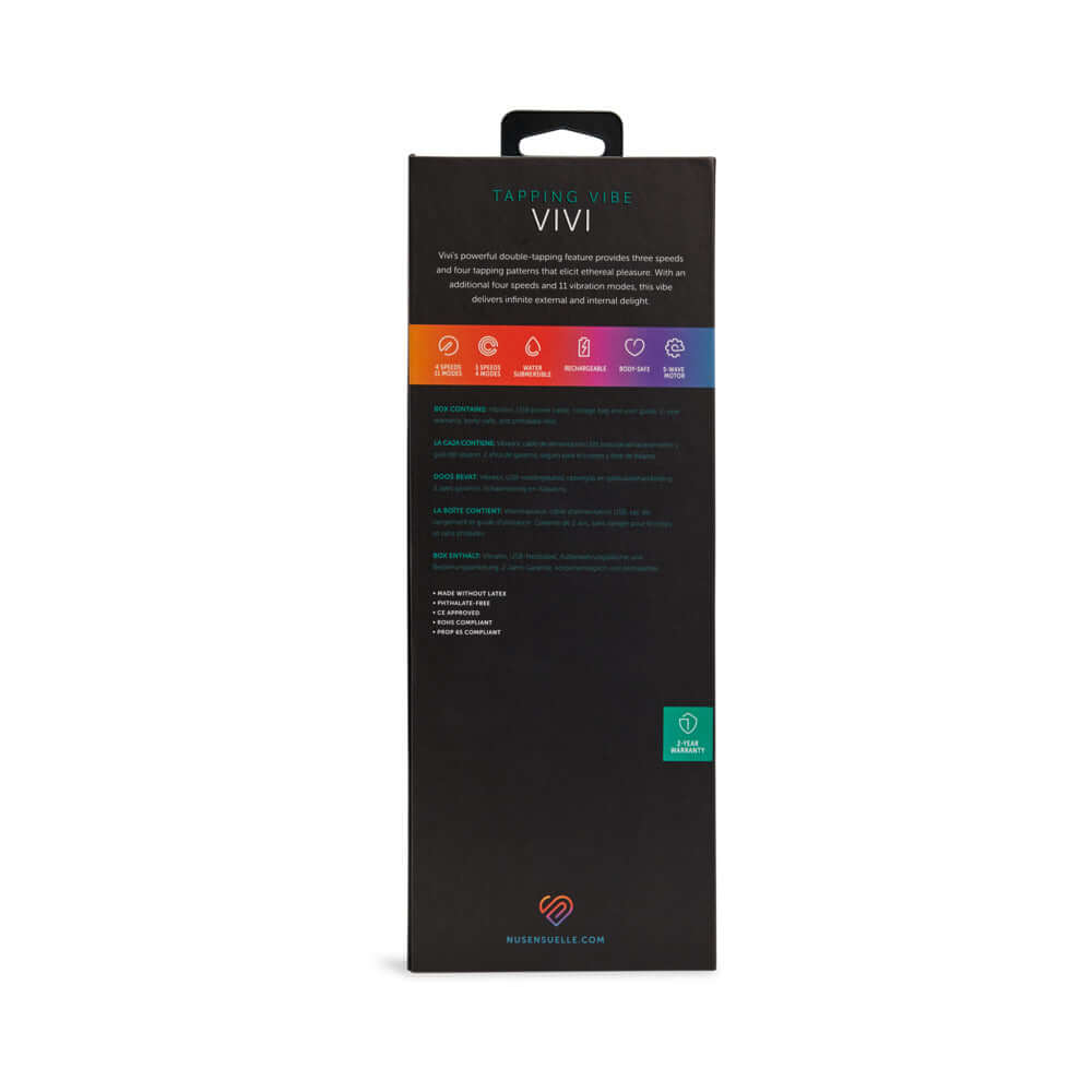 Nu Sensuelle Vivi Double Tapping Vibe Deep Purple