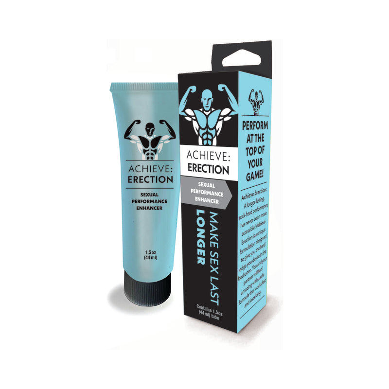 Achieve Erection Cream 1.5 oz - Hard AF Enhancer for Long-Lasting Erections by Little Genie