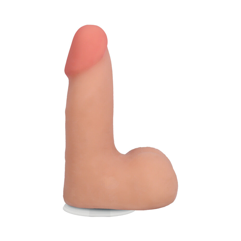 The Realistic Cock 5 inches ULTRASKYN Vac-U-Lock Dildo with Balls Vanilla