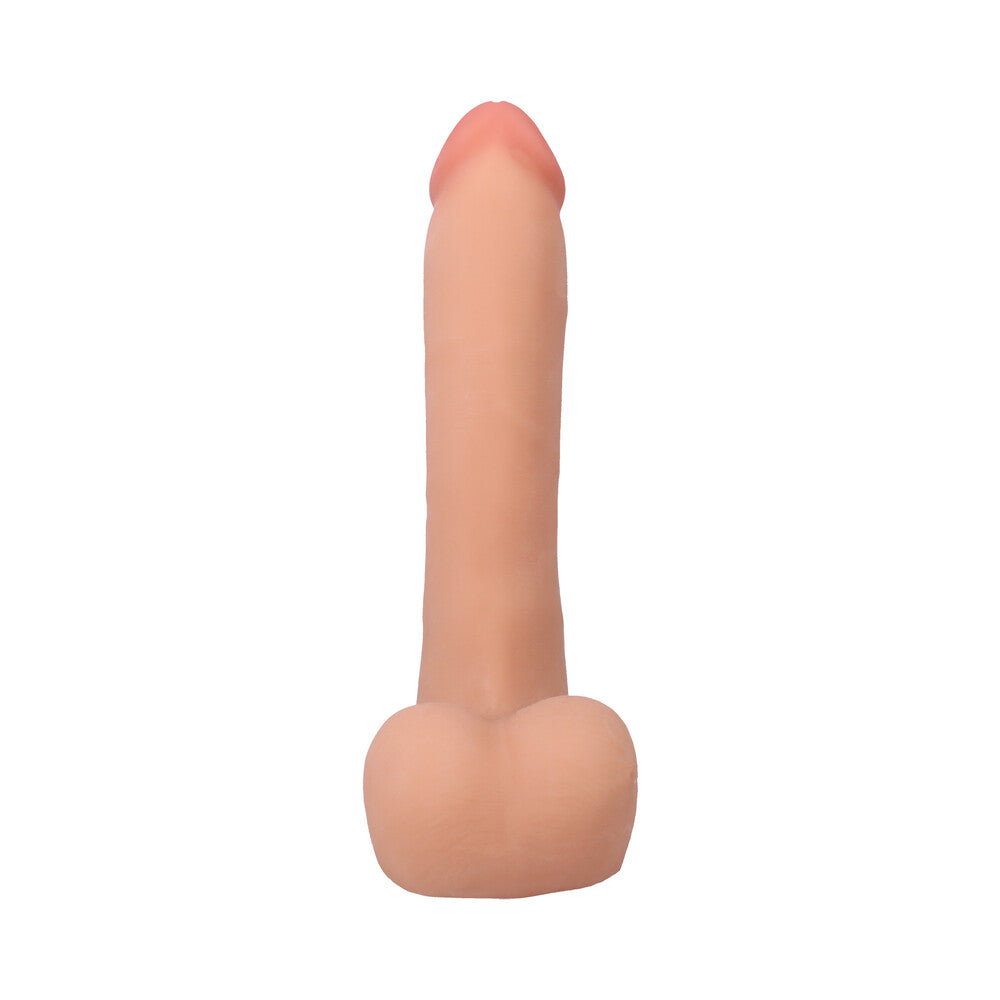 The Realistic Cock 9 inches ULTRASKYN Vac-U-Lock Dildo with Balls Vanilla