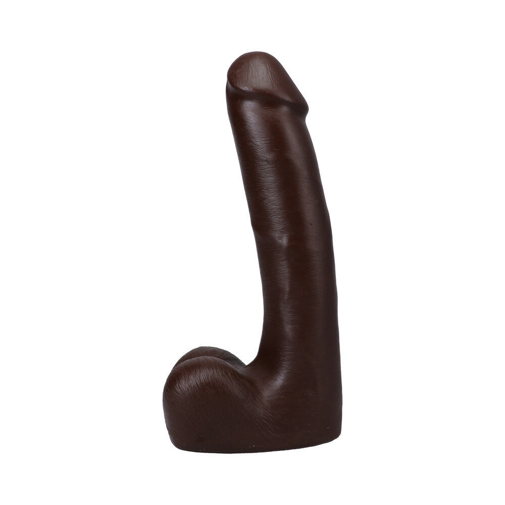The Realistic Cock 9 inches ULTRASKYN Vac-U-Lock Dildo with Balls Chocolate