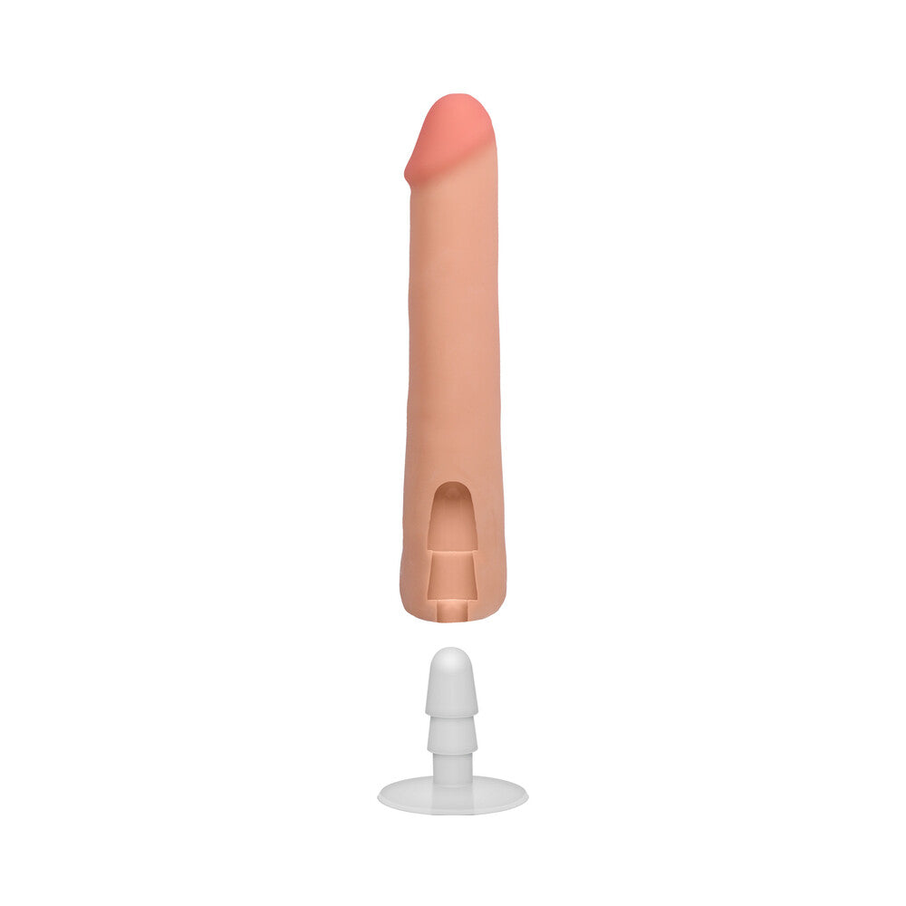 The Realistic Cock 9 inches ULTRASKYN Vac-U-Lock Dildo Vanilla