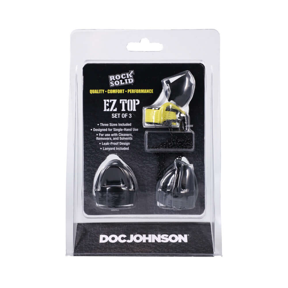 Rock Solid EZ Top 3-Piece Set Black/Yellow/Grey