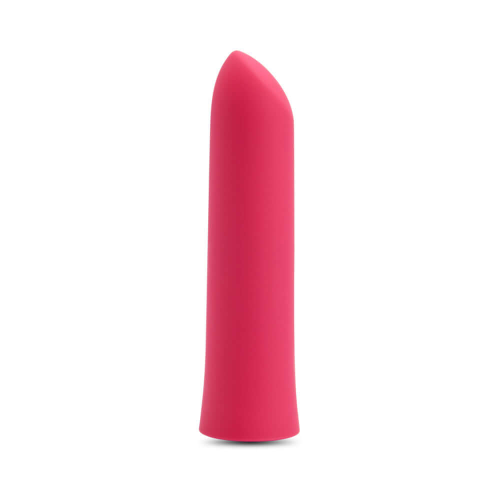 Nu Sensuelle Sunni Nubii Warming Bullet Pink, a compact beginner-friendly pleasure device in vibrant pink.