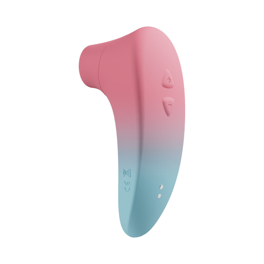 Tenera 2 Rechargeable Silicone Clitoral Suction Stimulator - Pink/Blue
