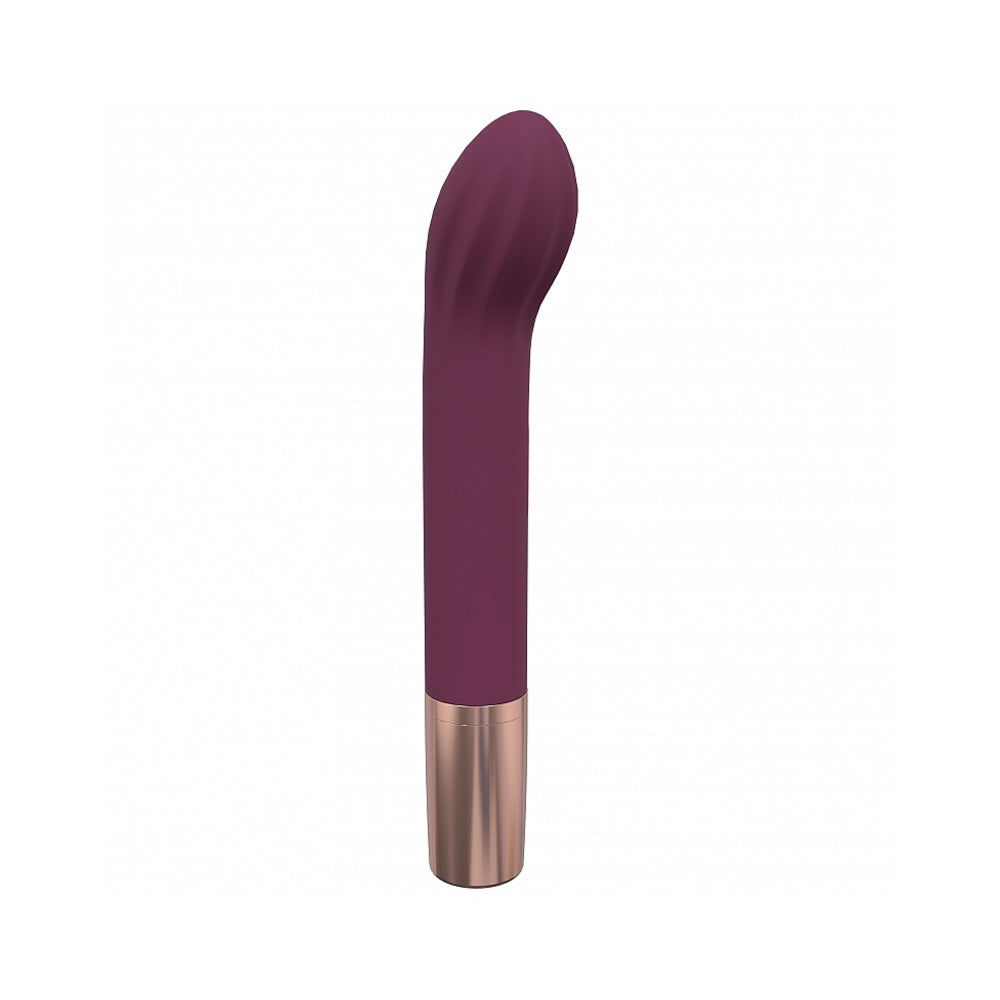 LoveLine Traveler G-Spot Silicone Rechargeable Splashproof Burgundy