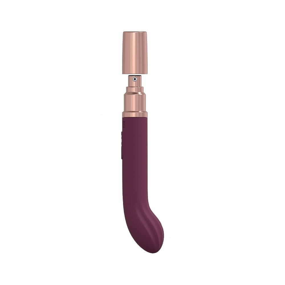 LoveLine Traveler G-Spot Silicone Rechargeable Splashproof Burgundy