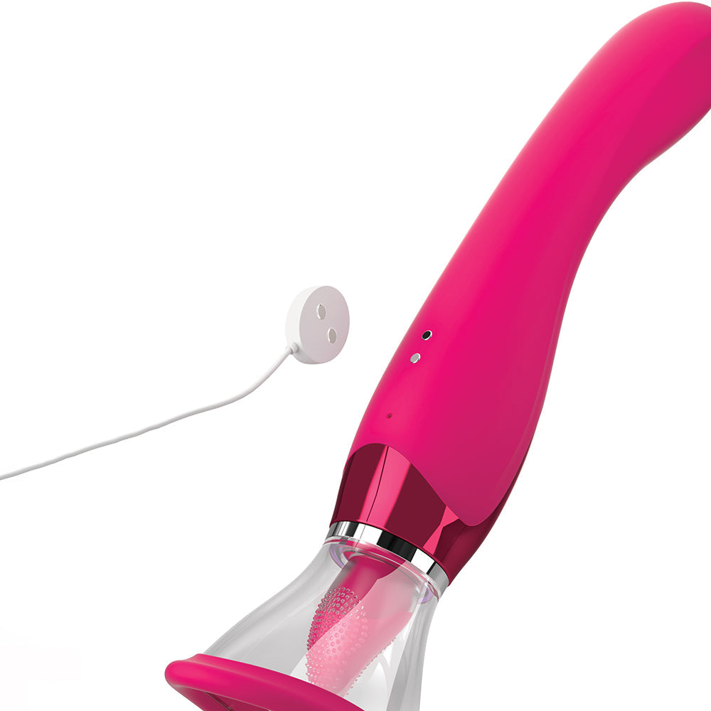 JimmyJane Apex Rechargeable Silicone Dual Vibrator - Pink