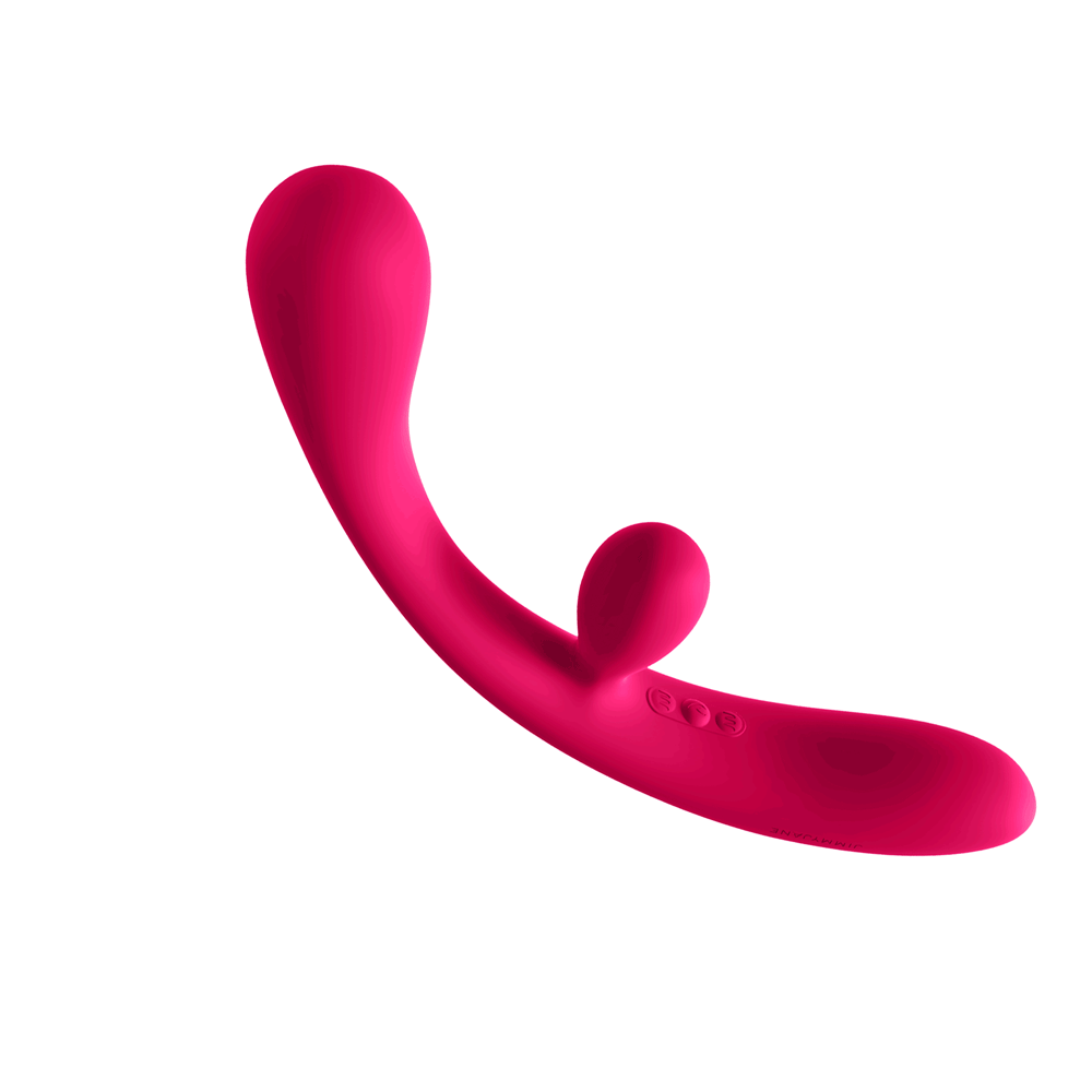JimmyJane Reflexx Rabbit 3 Rechargeable Silicone Rabbit Vibrator - Fuchsia