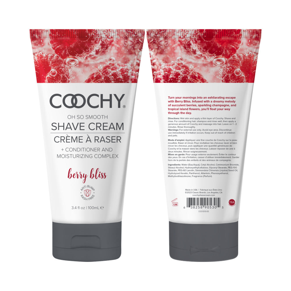 Coochy Berry Bliss Shave Cream 3.4 oz