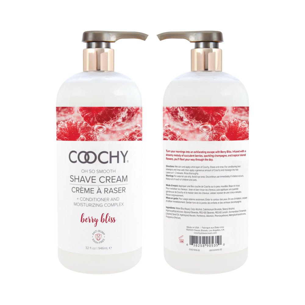 Coochy Berry Bliss Shave Cream 32 oz