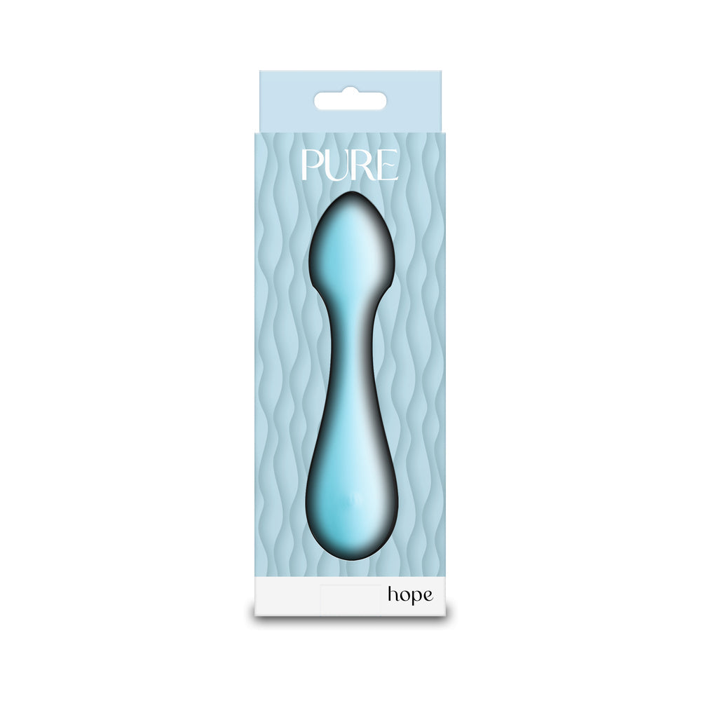 Pure Hope Vibrating Wand Blue
