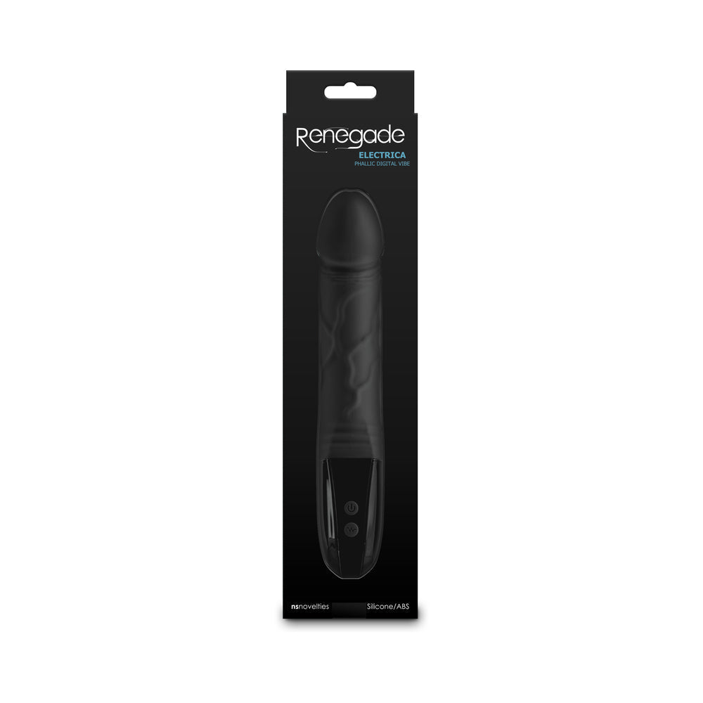 Renegade Electrica Phallic Digital Vibe Black