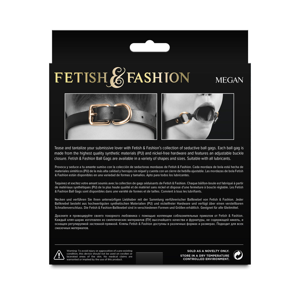 Fetish & Fashion Megan Ring Gag Black