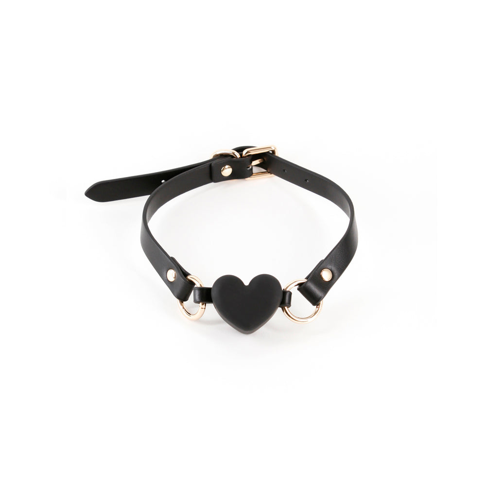 Fetish & Fashion Katherine Heart Gag Black