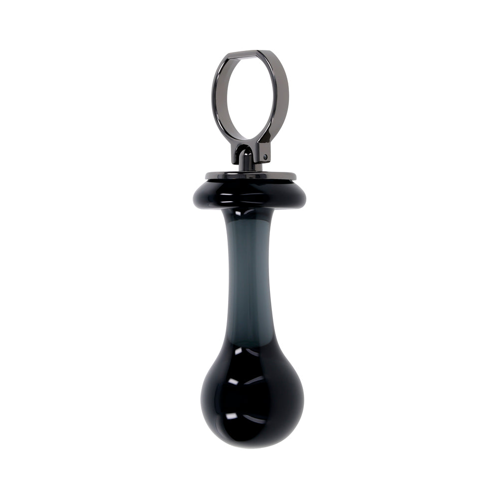 Gender X Blow Pop Glass Plug Black