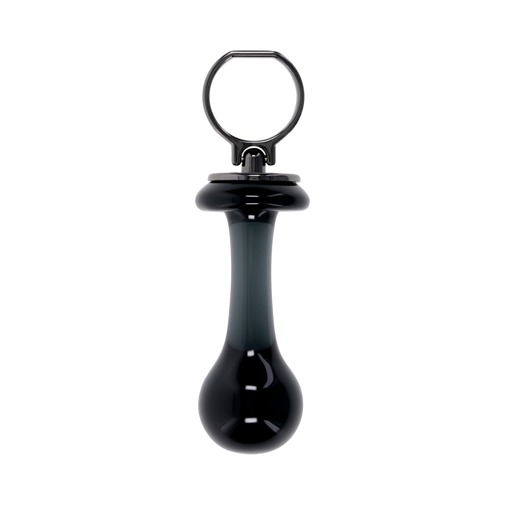 Gender X Blow Pop Glass Plug Black