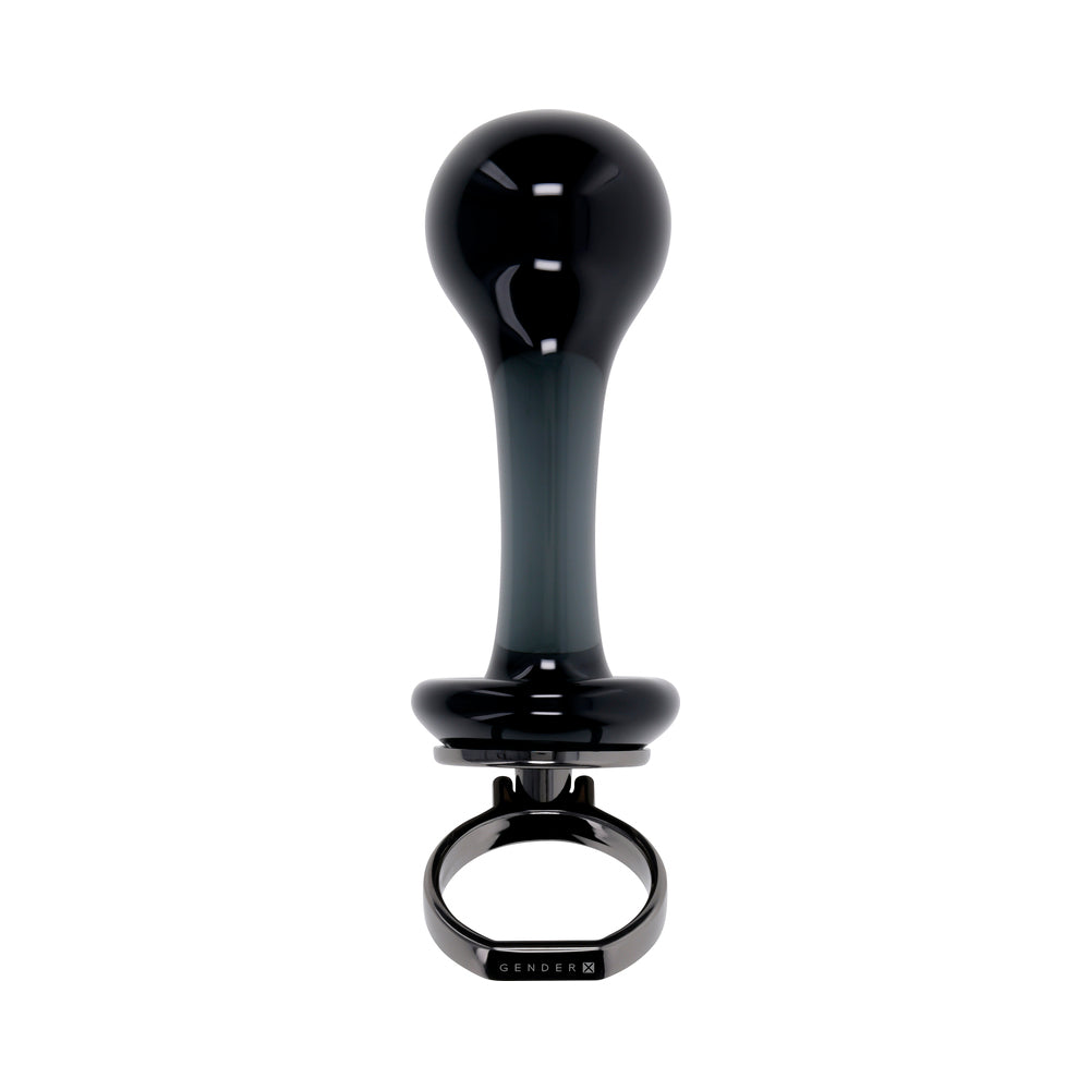 Gender X Blow Pop Glass Plug Black