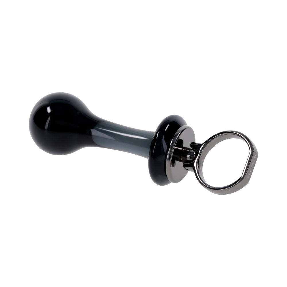 Gender X Blow Pop Glass Plug Black