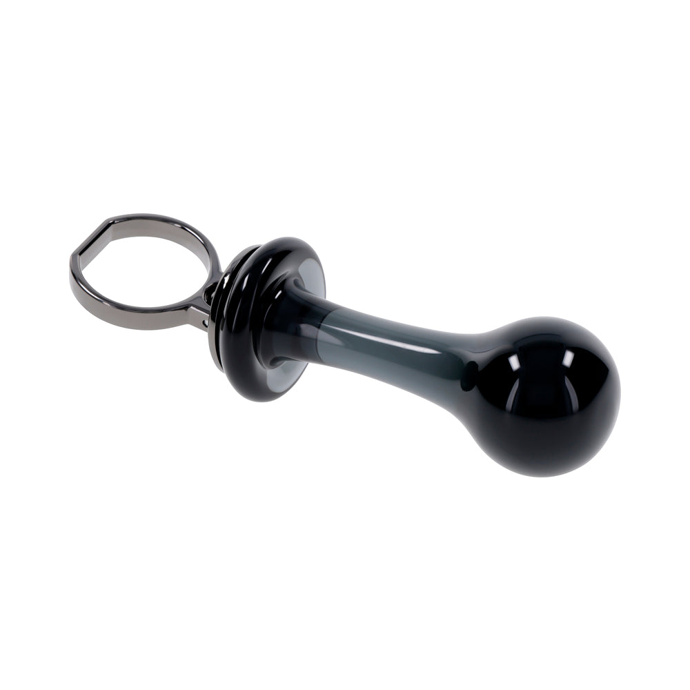 Gender X Blow Pop Glass Plug Black