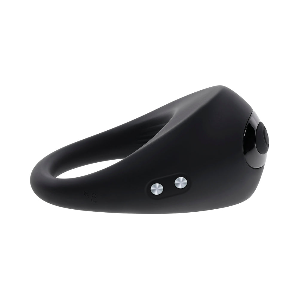 Gender X Teamwork Anal Plug with Remote Control Black - sleek design with control buttons for customizable pleasure.