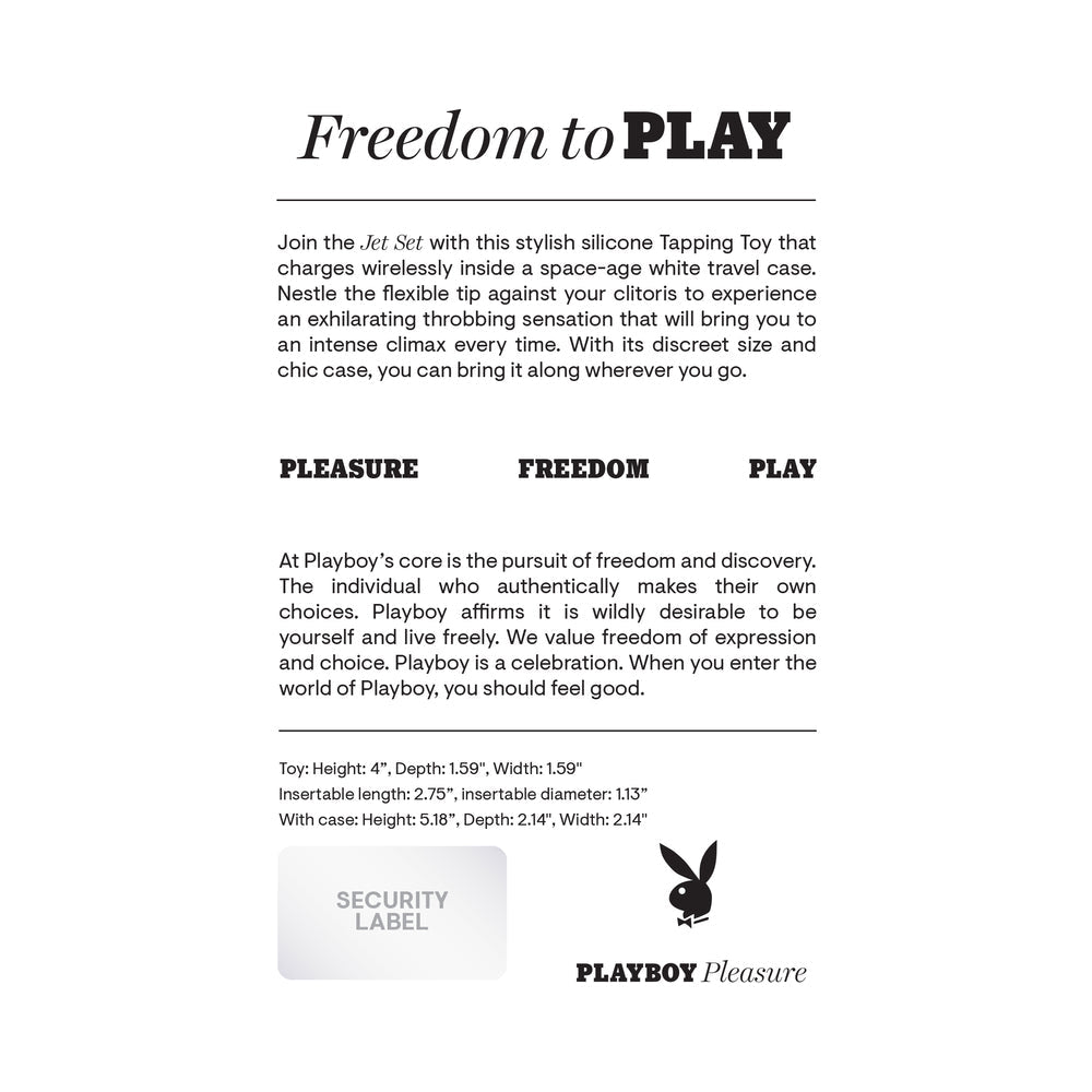 Playboy The Jet Set Tapping Wild Aster/Silver