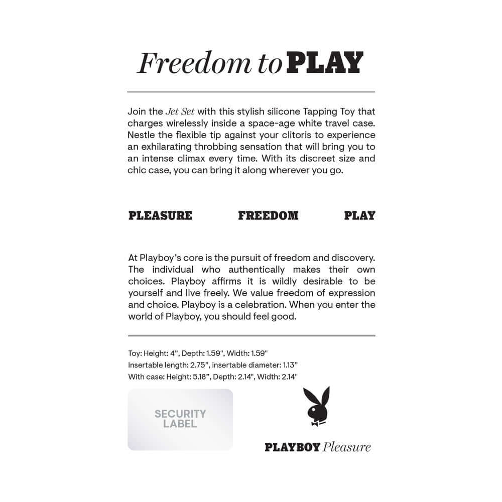 Playboy The Jet Set Tapping Wild Aster/Silver