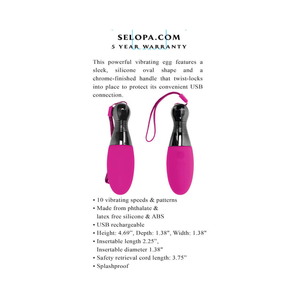 Selopa Companion USB Egg Pink