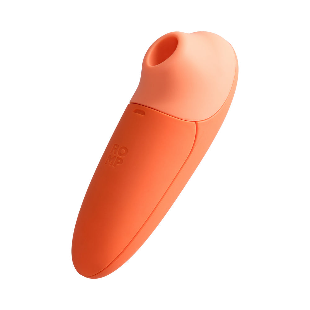 ROMP Switch X Clitoral Stimulator in orange, designed for precise clitoral stimulation and intense sensations.