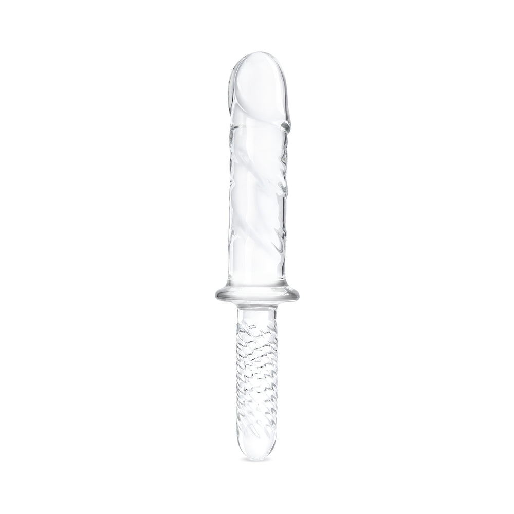 Glas 11 inches Girthy Cock Double Ended with Handle