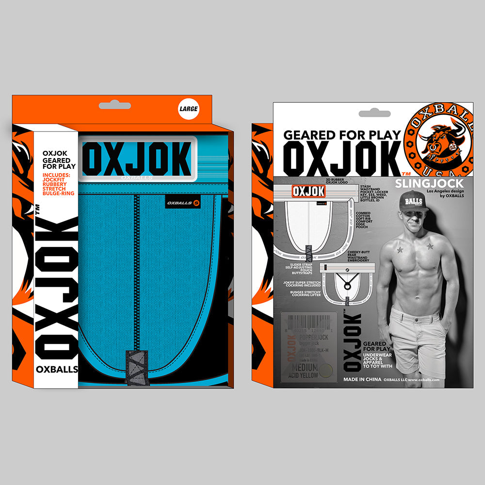 Oxballs Oxjok Slingjock Upthrust Slider-Strap Jock Pool M