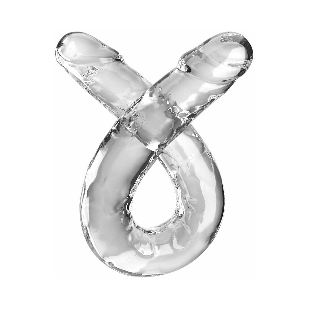 King Cock Double Dildo 18 inches Clear