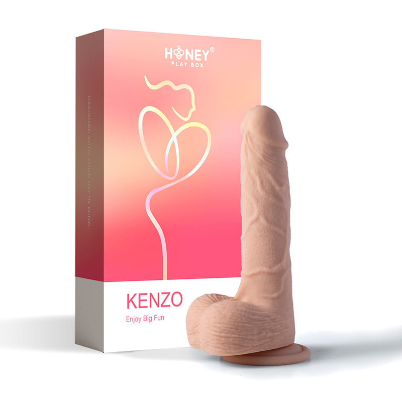 Honey Play Box Kenzo App Controlled Big Realistic Thrusting Dildo 9.5 inches
