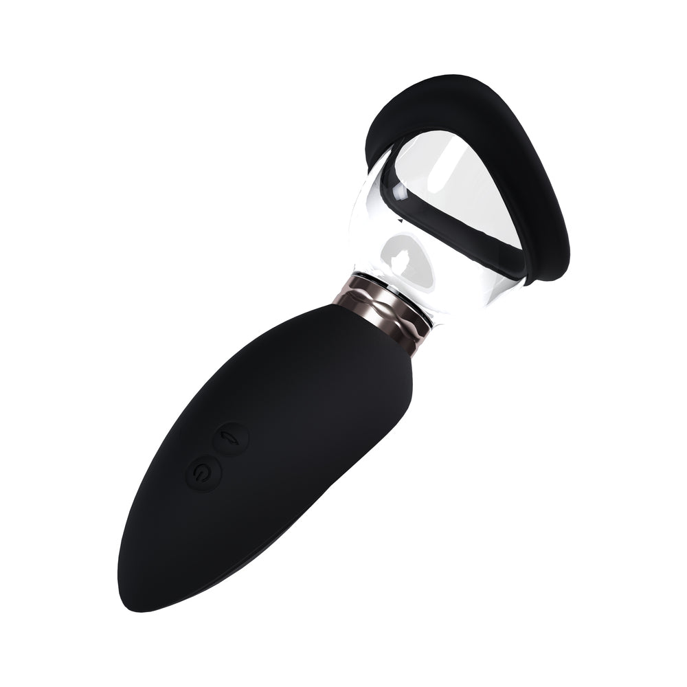 Pumped Arousing Automatic Rechargeable Vulva & Breast Pump Black