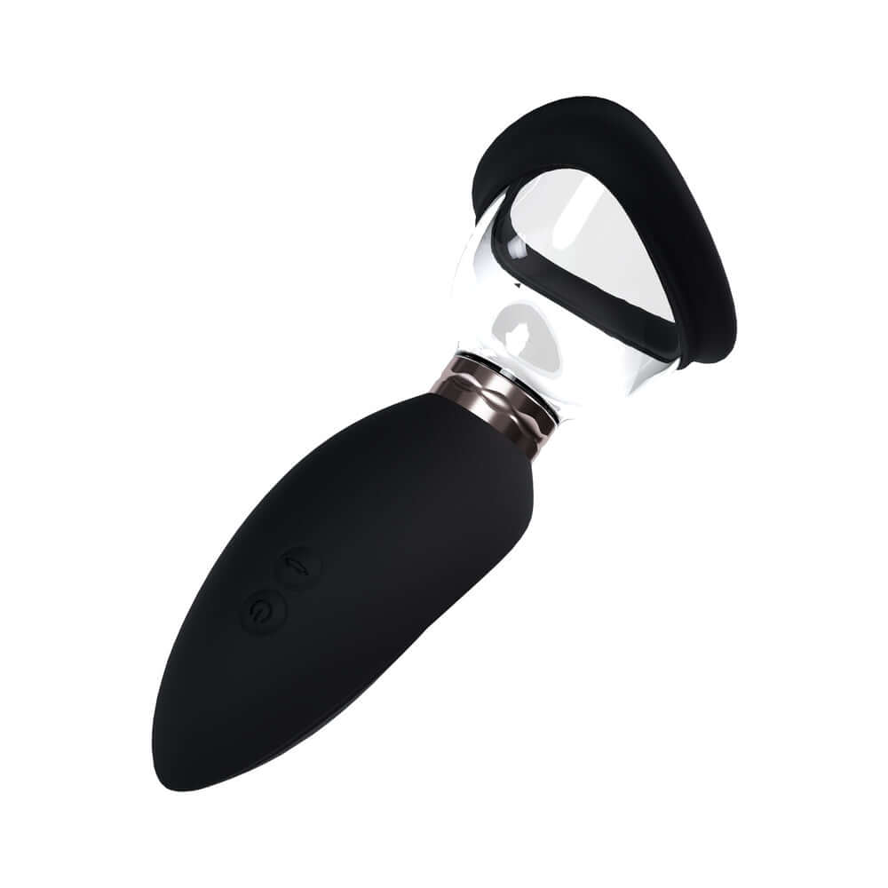 Pumped Arousing Automatic Rechargeable Vulva & Breast Pump Black