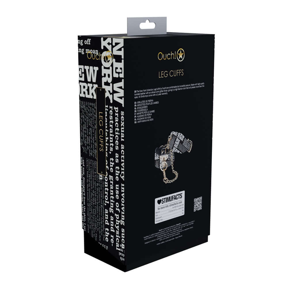Ouch! International New York Collection Leg Cuffs