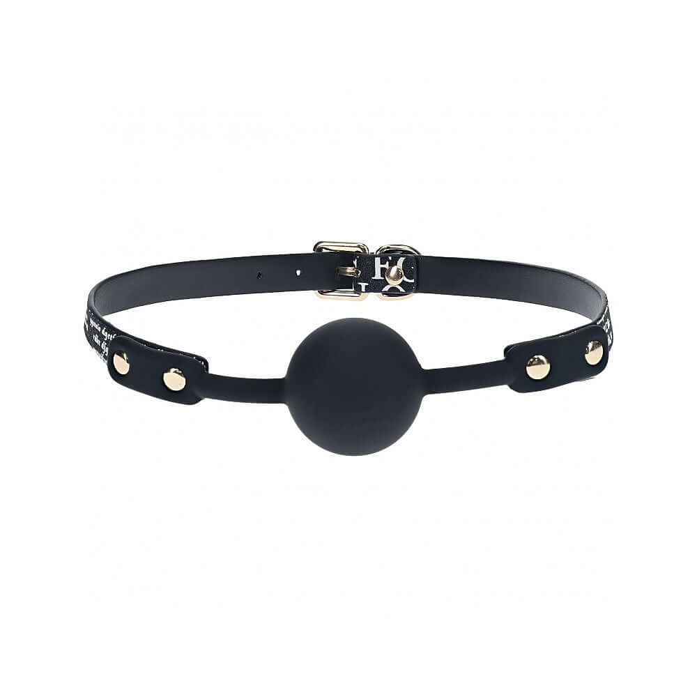 Ouch! International New York Collection Silicone Ball Gag
