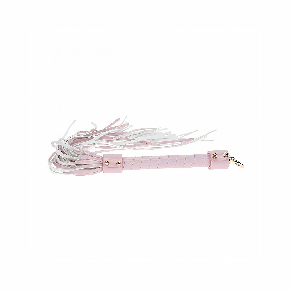 Ouch International Paris Collection Flogger Pink, a stylish and elegant bondage essential with a sleek pink design.