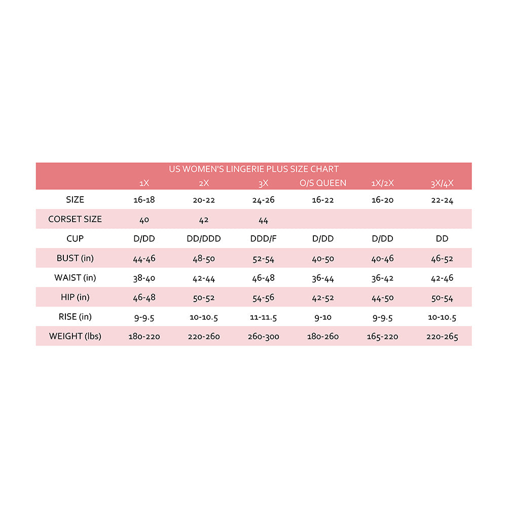 Dreamgirl Fishnet Teddy with Pleather and Chain Garter Belt Peony Queen Size