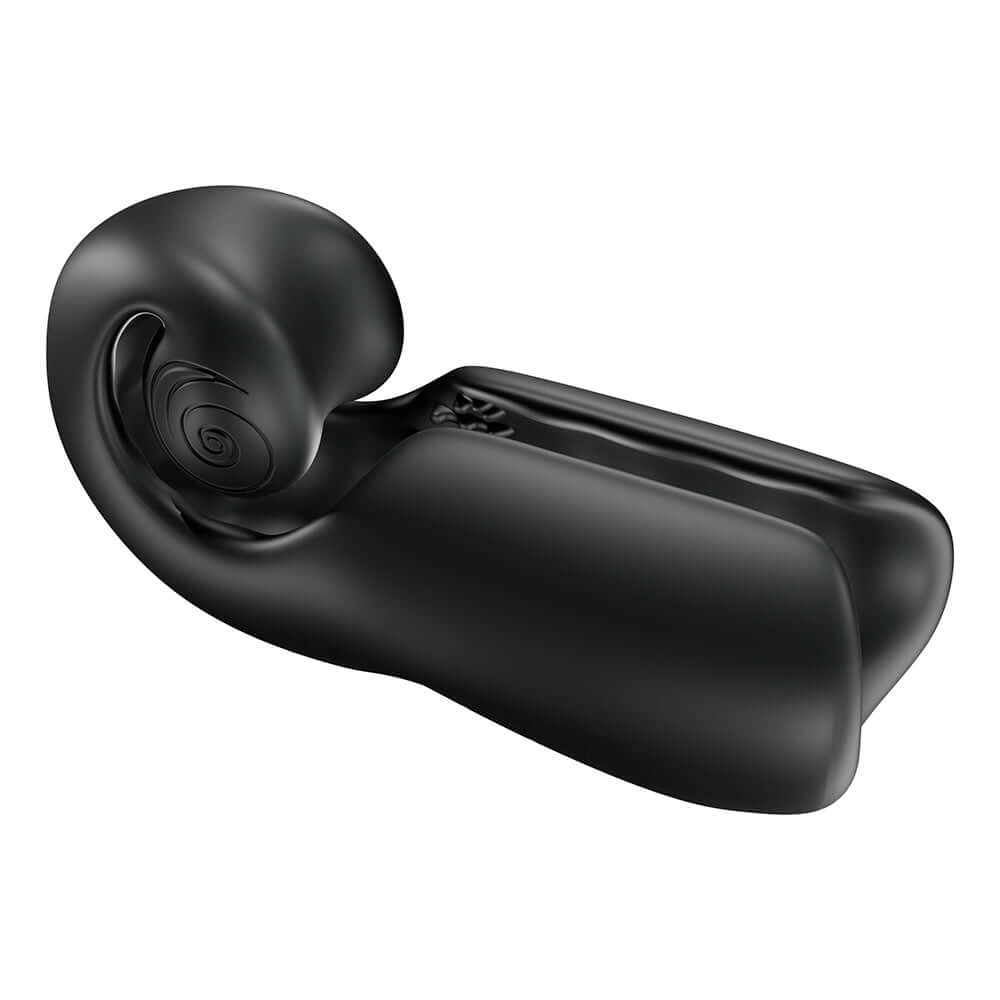 Snail Vibe SVibe Evo Rechargeable Masturbator Black showcasing innovative design and dual-motor stimulation.