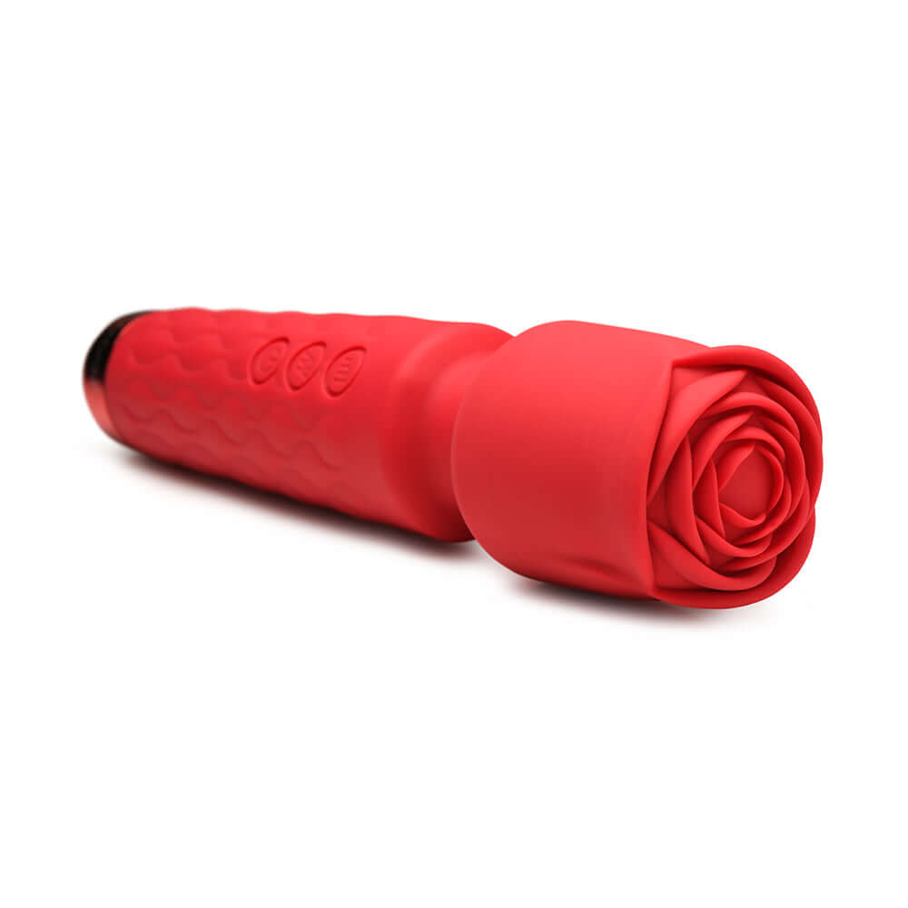 Bloomgasm Pleasure Rose 10X Silicone Wand with Rose Attachment