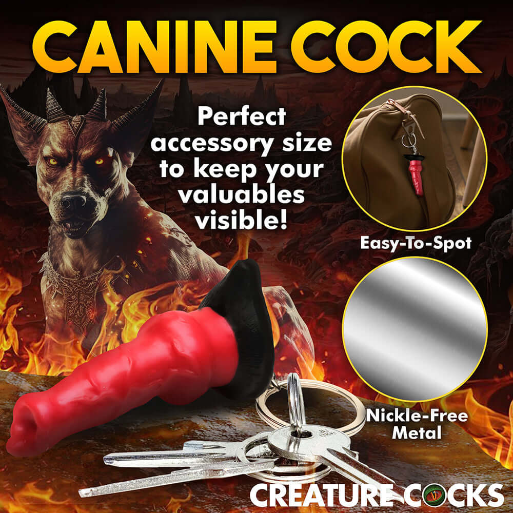 Creature Cocks Hell-Hound Silicone Keychain
