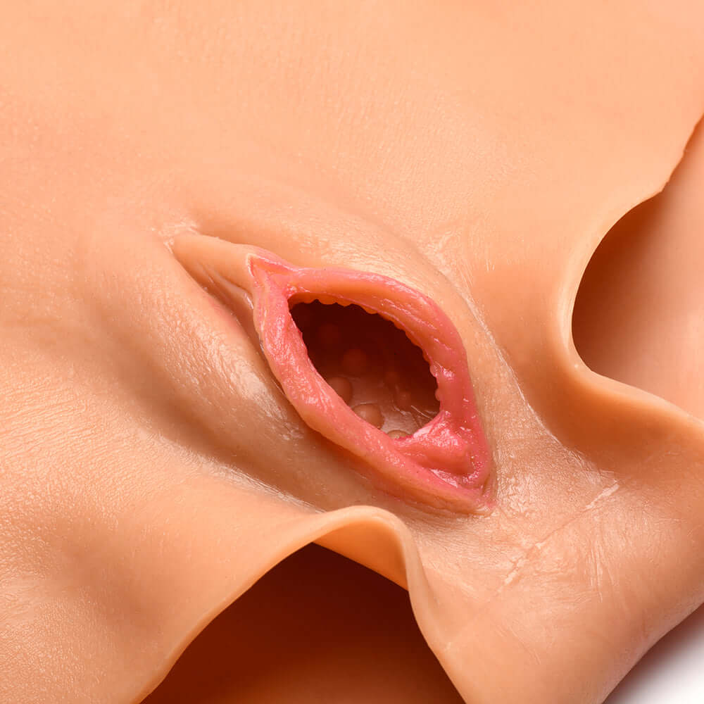 Master Series Pussy Panties Silicone Vagina + Ass Panties S
