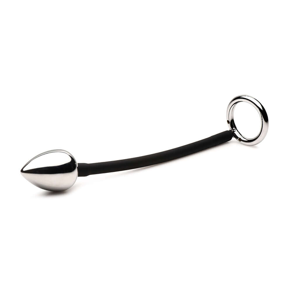 Master Series Tug + Plug Cock & Ball Ring with Anal Plug
