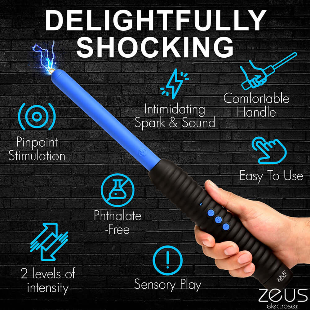 Zeus Electrosex Shock Rod E-Stim Zapping Wand