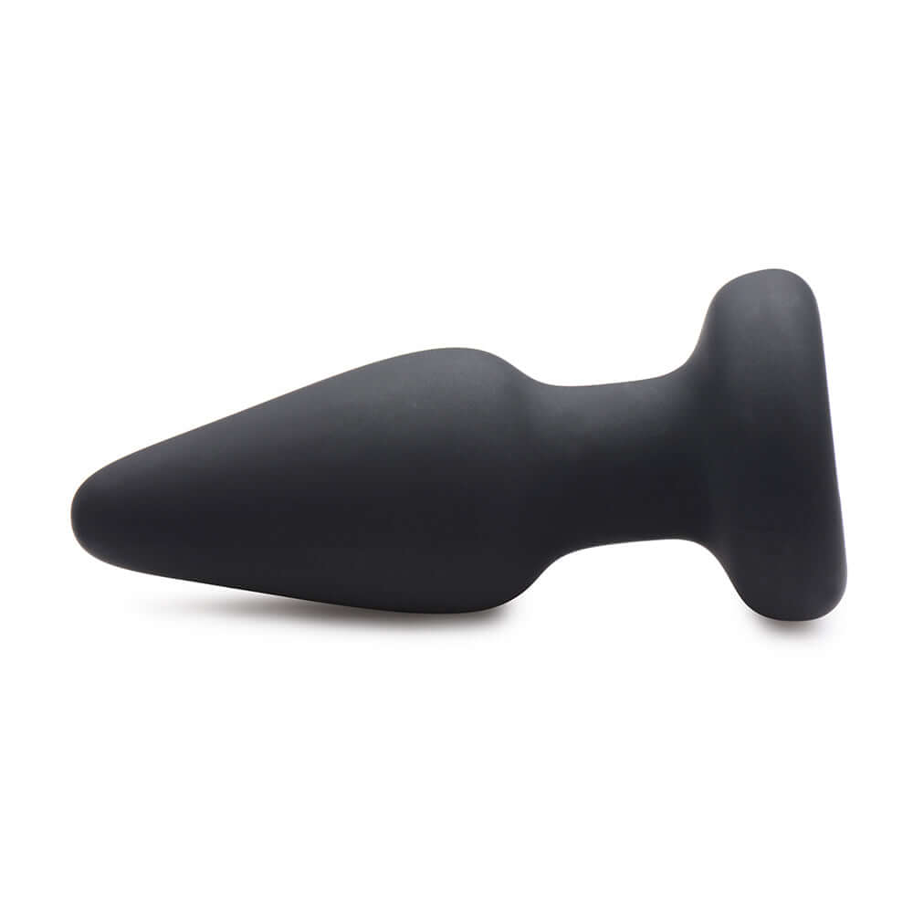 Booty Sparks Silicone Light Up Anal Plug S shown in black silicone design for glowing pleasure adventures.