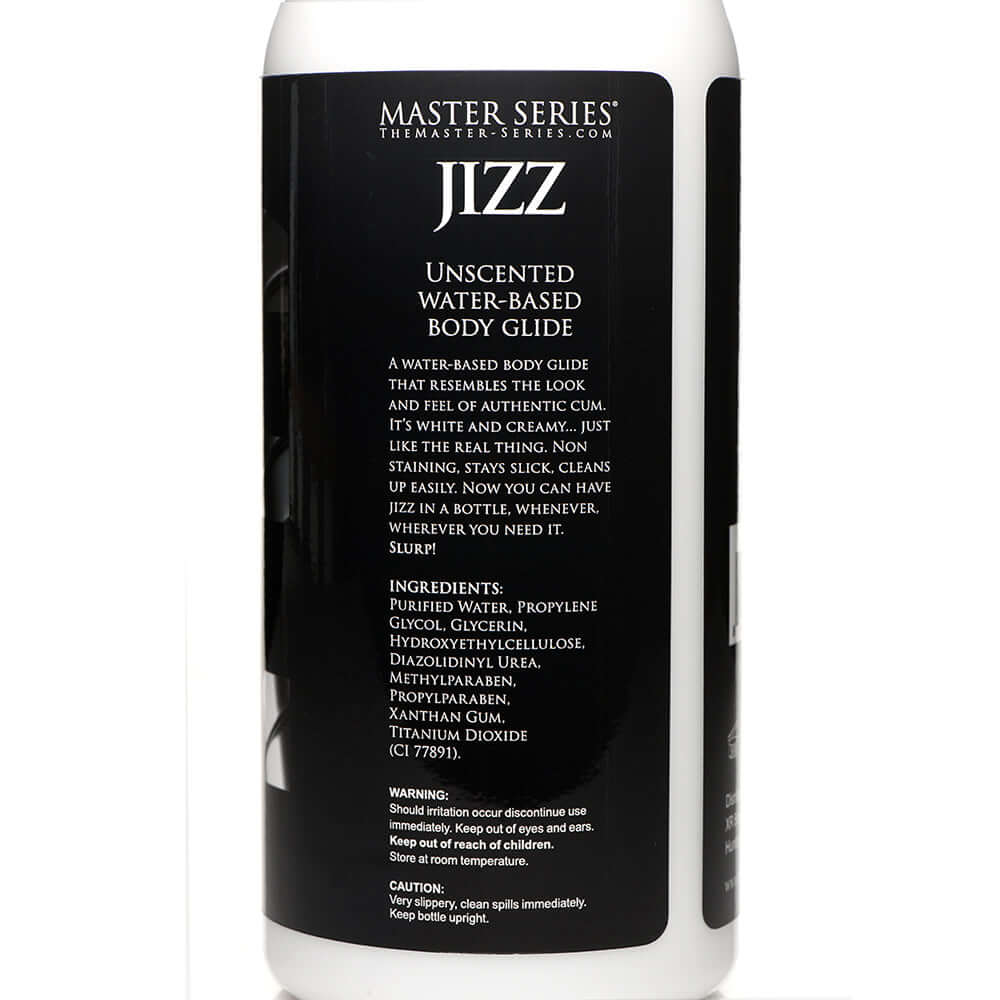 Master Series Unscented Water-Based Jizz Lubricant 34 oz.