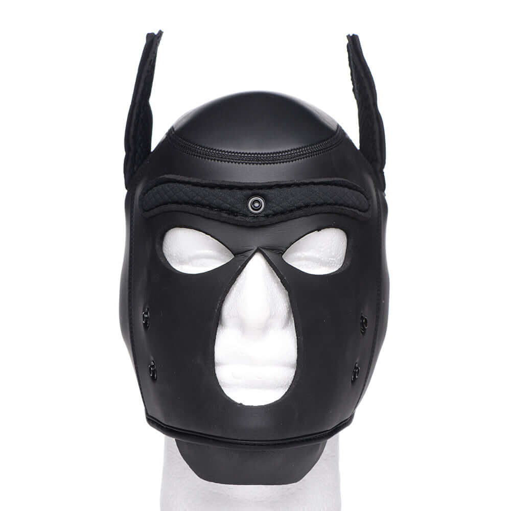 Master Series Spike Neoprene Puppy Hood Black