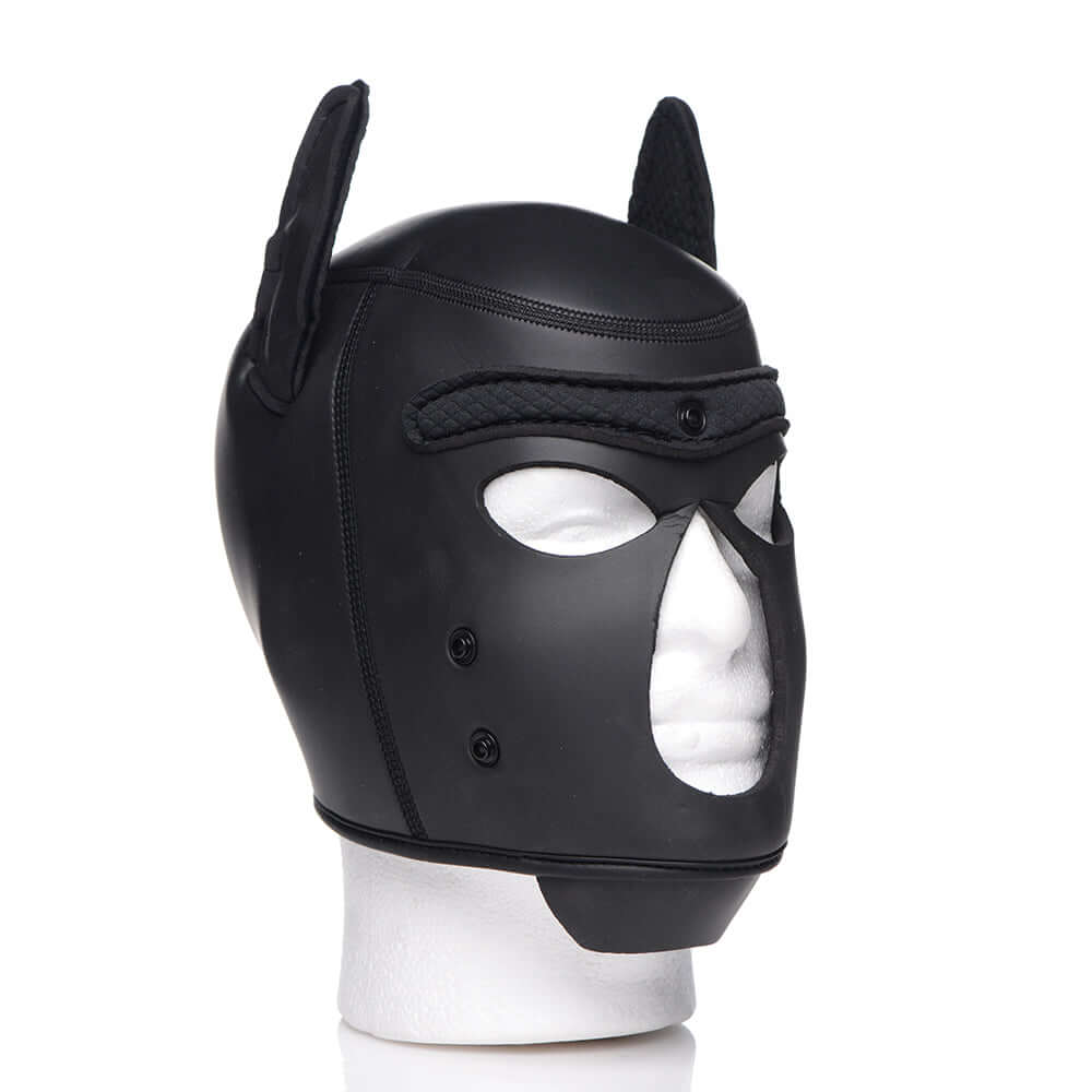 Master Series Spike Neoprene Puppy Hood Black