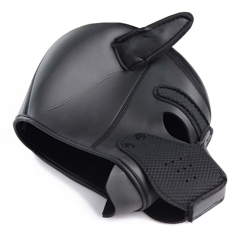 Master Series Spike Neoprene Puppy Hood Black